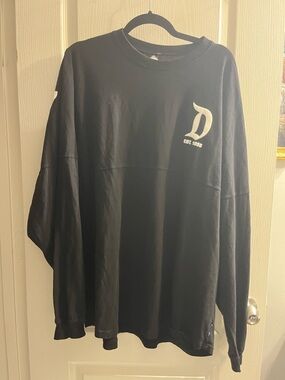 Disney Men's Spirit Jersey Long Sleeve Disneyland Resort Black XXL Pullover
